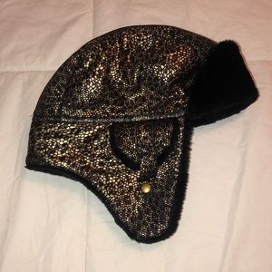 Bebe faux fur stylish winter hat